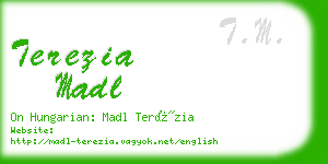 terezia madl business card